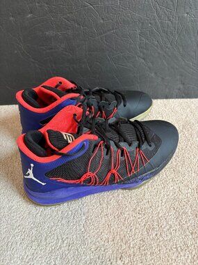 Nike Air Jordan CP3 VII AE Men's Basketball Shoes Size 10 Black Purple Infrared